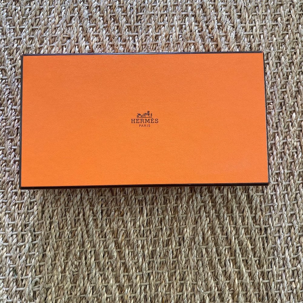 HERMES GIFT BOX - PERFECT STORAGE FOR SMALL HERMES ITEMS JEWELRY ~ 9 x 5 x 3